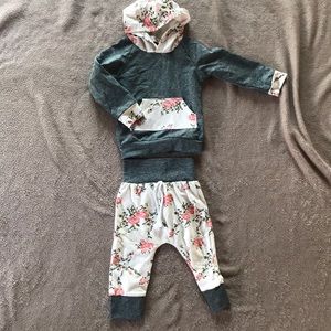 Toddler girls matching sweatpants/sweatshirt